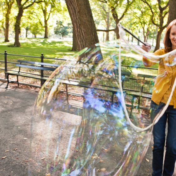 Gretchen Rubin in Central Park