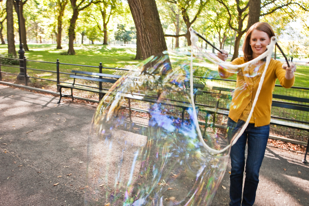 Gretchen Rubin in Central Park