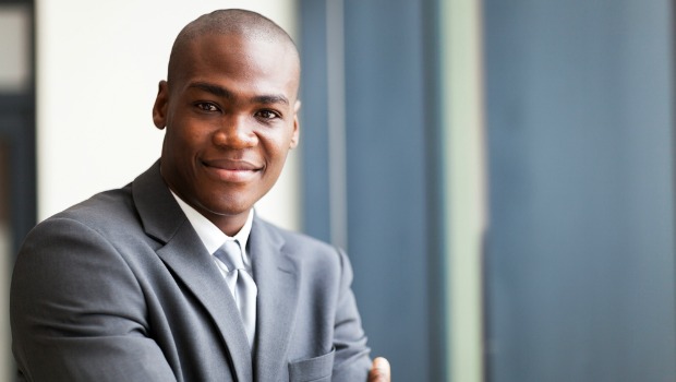 Businessman in a suit