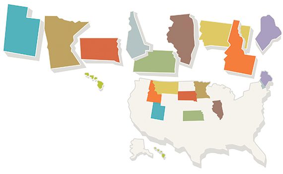 Ilustration of charitable states