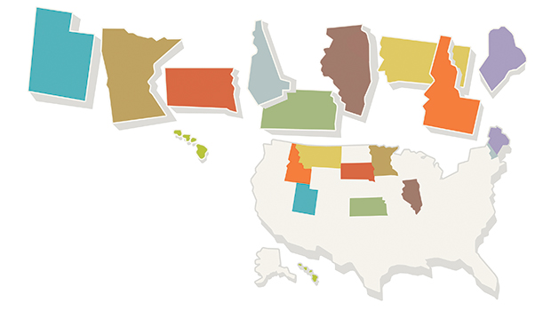 Ilustration of charitable states