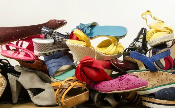 Pile of shoes