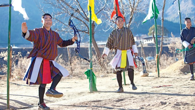 Dancers in Bhutan