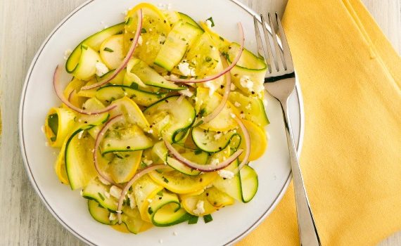 Yummy zucchini salad!