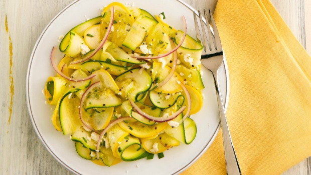 Yummy zucchini salad!