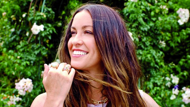 Alanis Morissette Enjoys the Moment