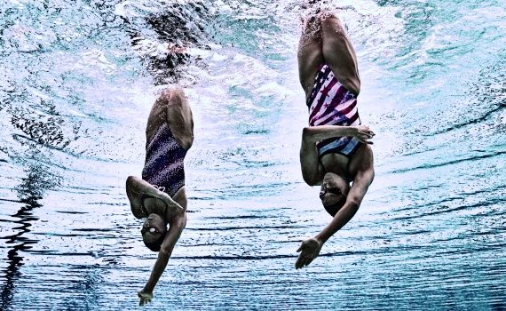 Anita Alvarez and Mariya Koroleva at the Rio Olympics