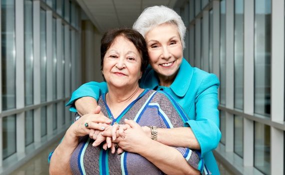 KIND Foundation Winner Sandra Goldberg (right)