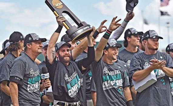 A winning college baseball team.