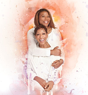 Queen Latifah and her mom