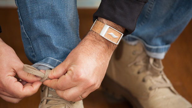 Man wearing a WellBe bracelet.