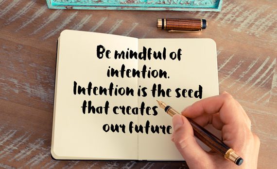 Quote about Intention