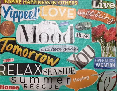 Live Happy mood board