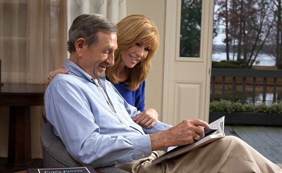 Leeza Gibbons with her father