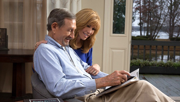 Leeza Gibbons with her father