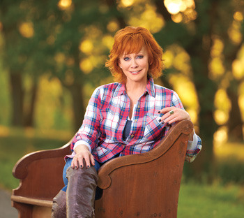 Reba in a chair