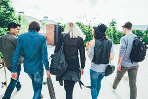 Workers Walking