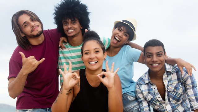 Fun people gather for happiness festival