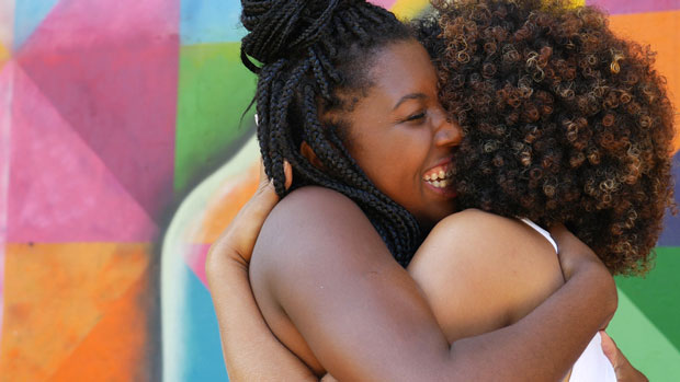 Two Women Hugging