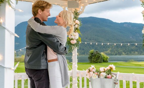 Jack Wagner and co-star in Wedding March 3