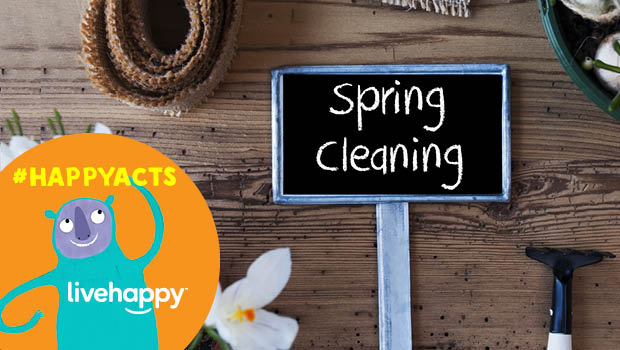 May's Happy Act is spring cleaning.