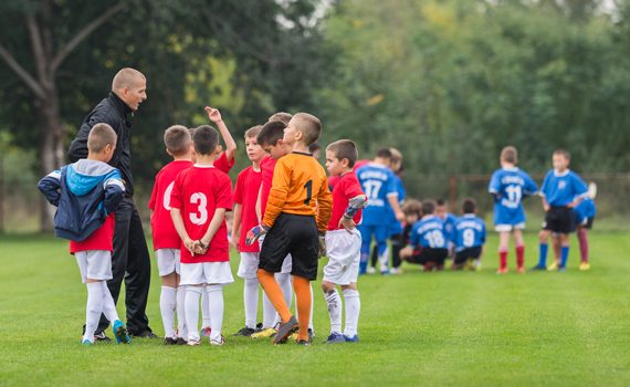 Youth Soccer Team, Positive Coaching