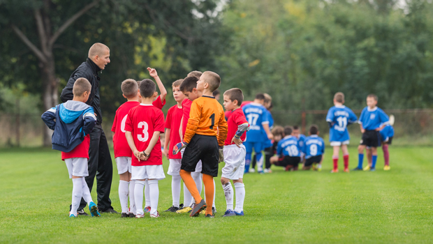 Youth Soccer Team, Positive Coaching