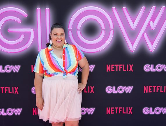 GLOW star Britney Young; Netflix