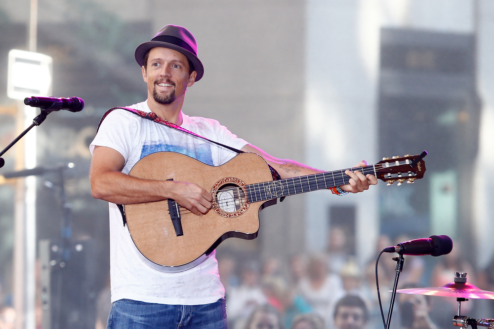 Recording artist Jason Mraz performs in concert at NBC's 'Today Show'