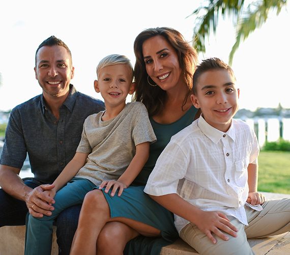 Howie’s family includes himself, his wife Leigh Boniello, and their sons James (age 10) and Holden (age 6).