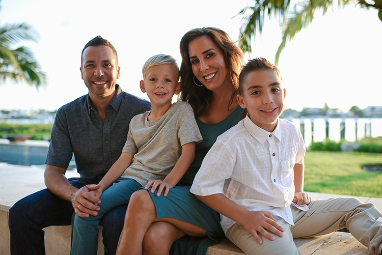 Howie’s family includes himself, his wife Leigh Boniello, and their sons James (age 10) and Holden (age 6).