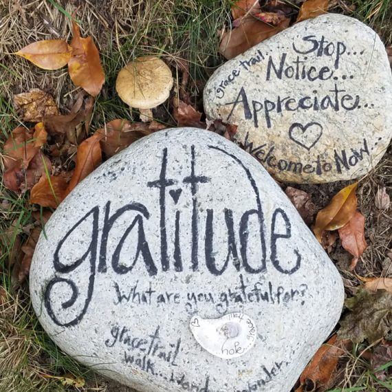 Gratitude What are you grateful rock